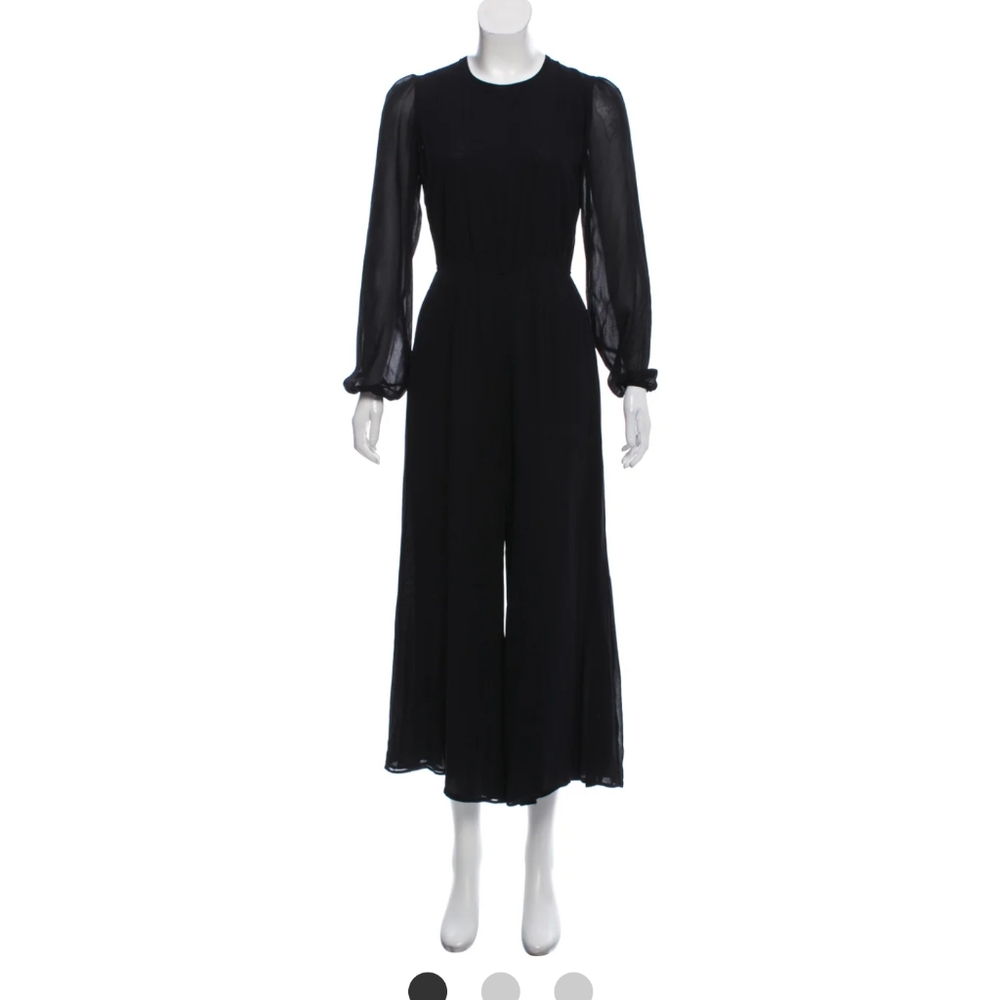 Reformation Black jumpsuit